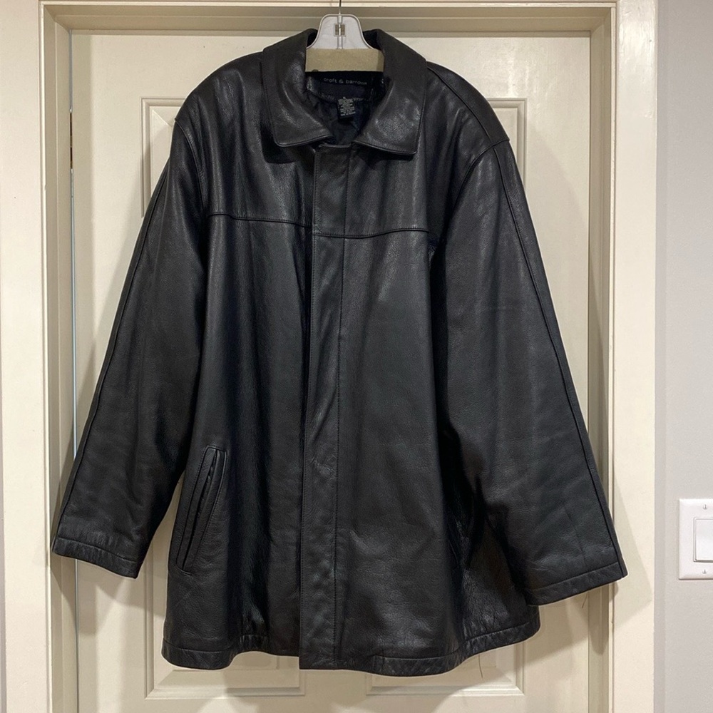 Croft & Barrow Leather Jacket - Picture 2 of 6